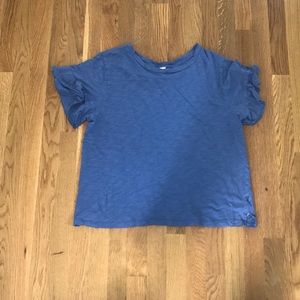 blue t-shirt